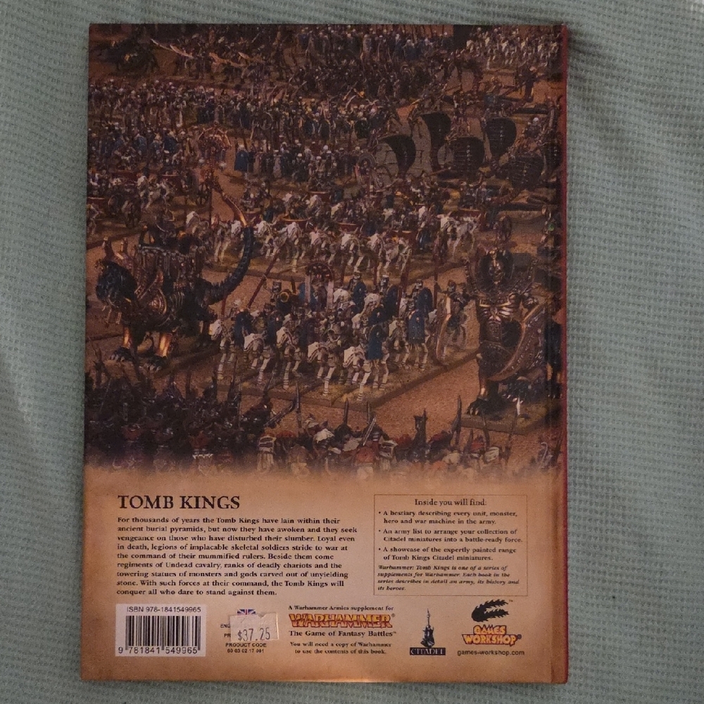 Warhammer Tomb Kings Book - Picture 2 of 3